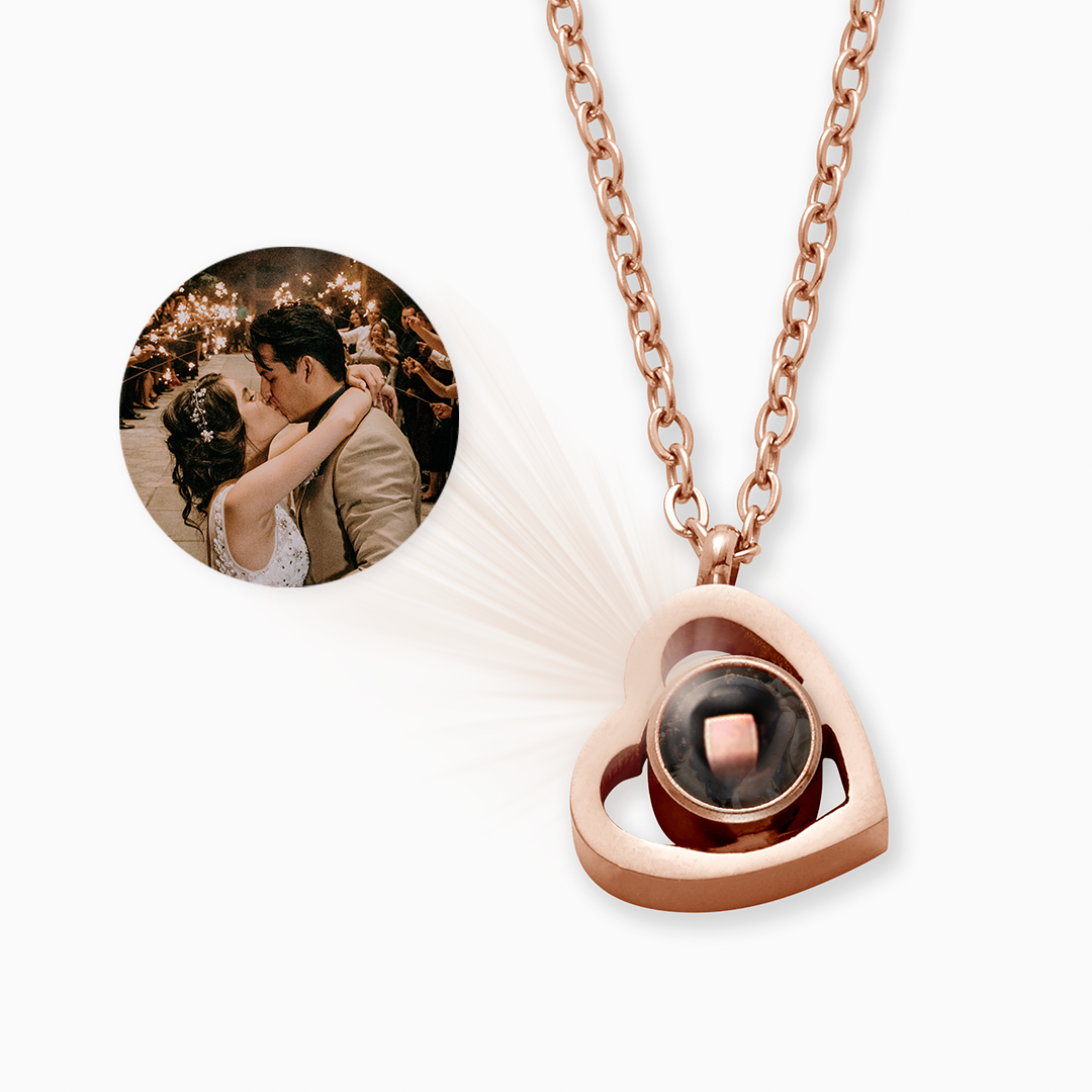 Gepersonaliseerde foto ketting 1+1 GRATIS