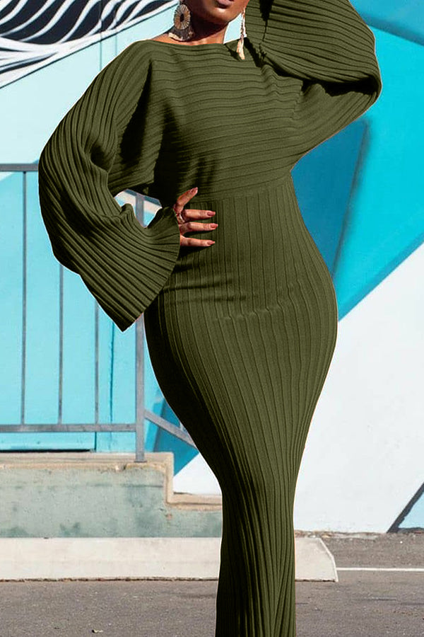 Adele™ Elegant long sleeve bodycon dress 