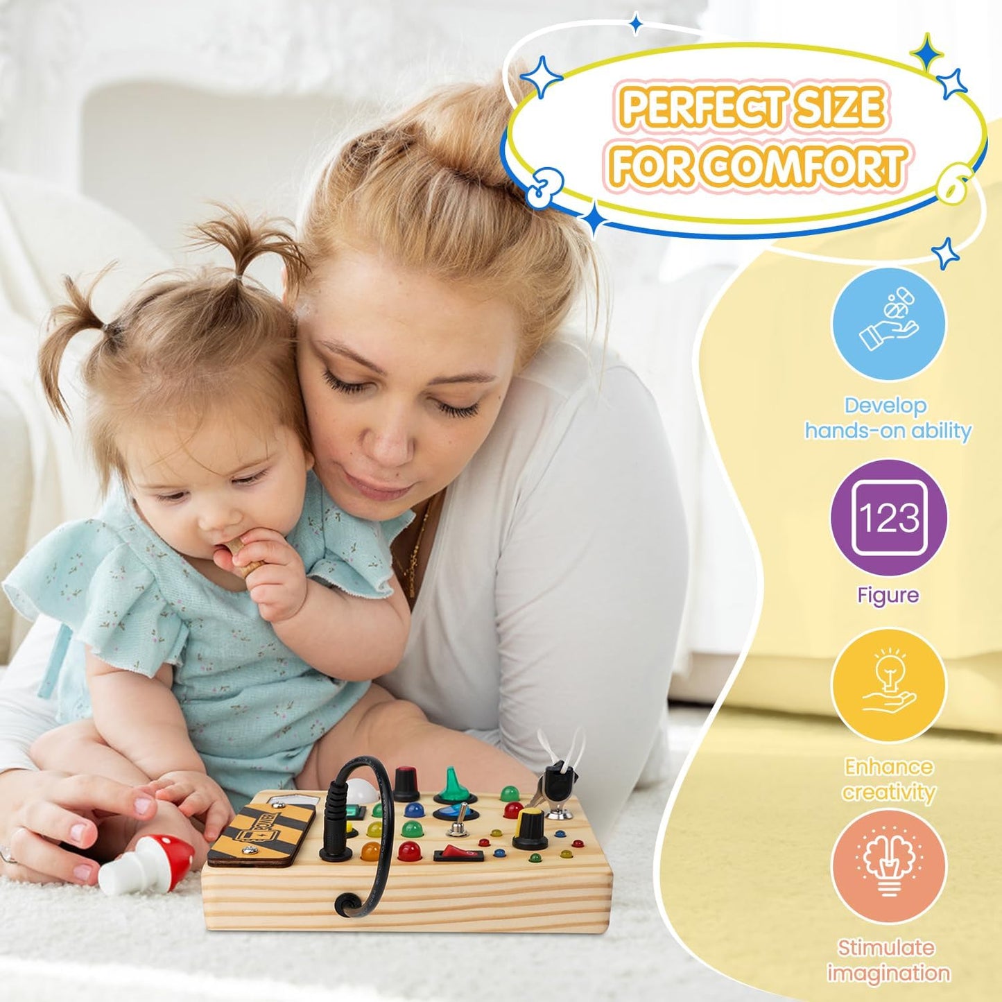 Montessori Melkbord - SmartSenses - LED Verlichting - Peuterspeelgoed