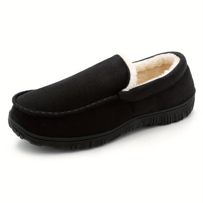 Winston - Orthopedic plain lined warm slippers