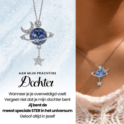 Dochter | Speciale Ster | Sterling Zilver Ketting