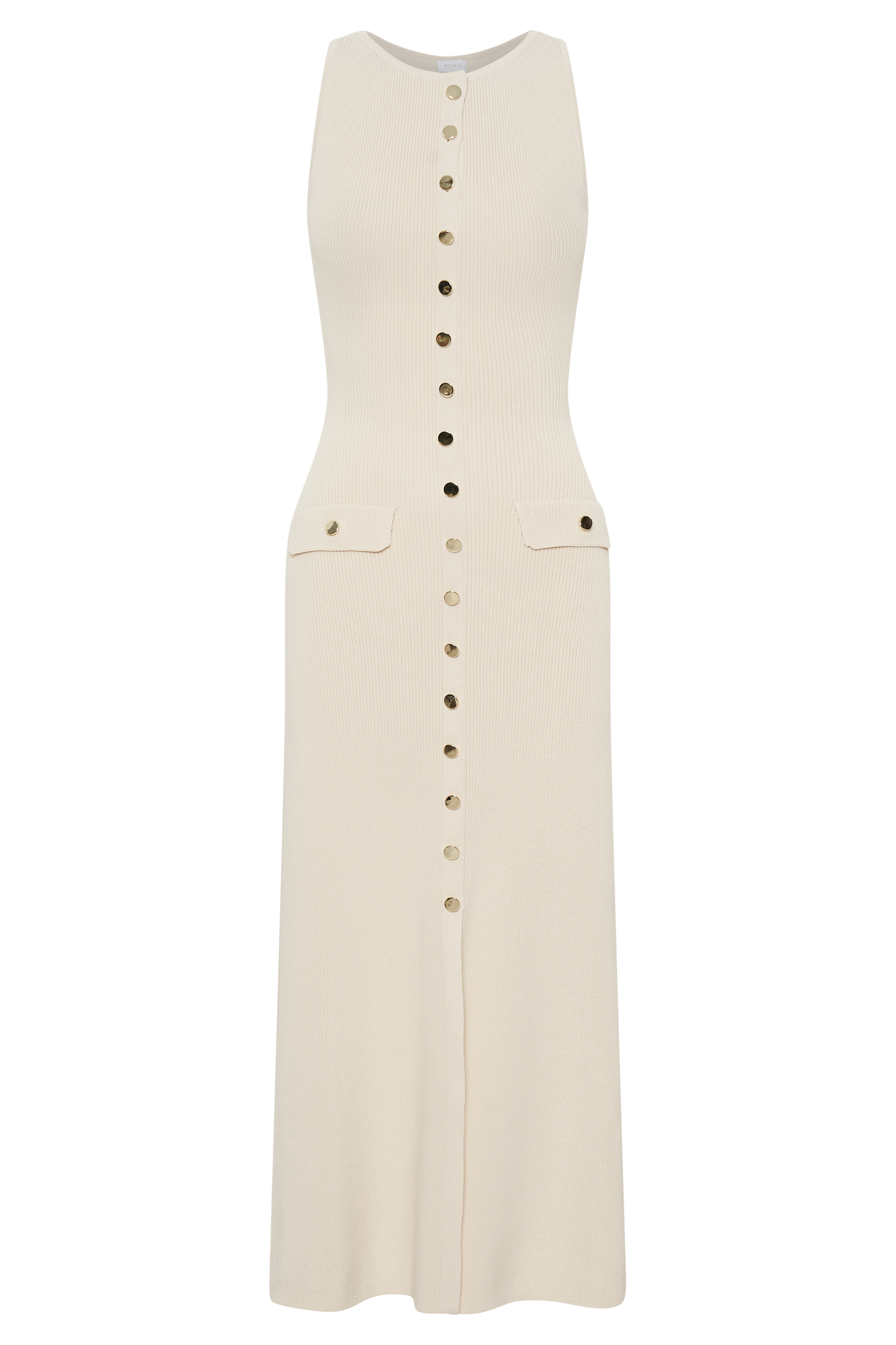 Sarai™ - Sleeveless Buttoned Maxi Dress