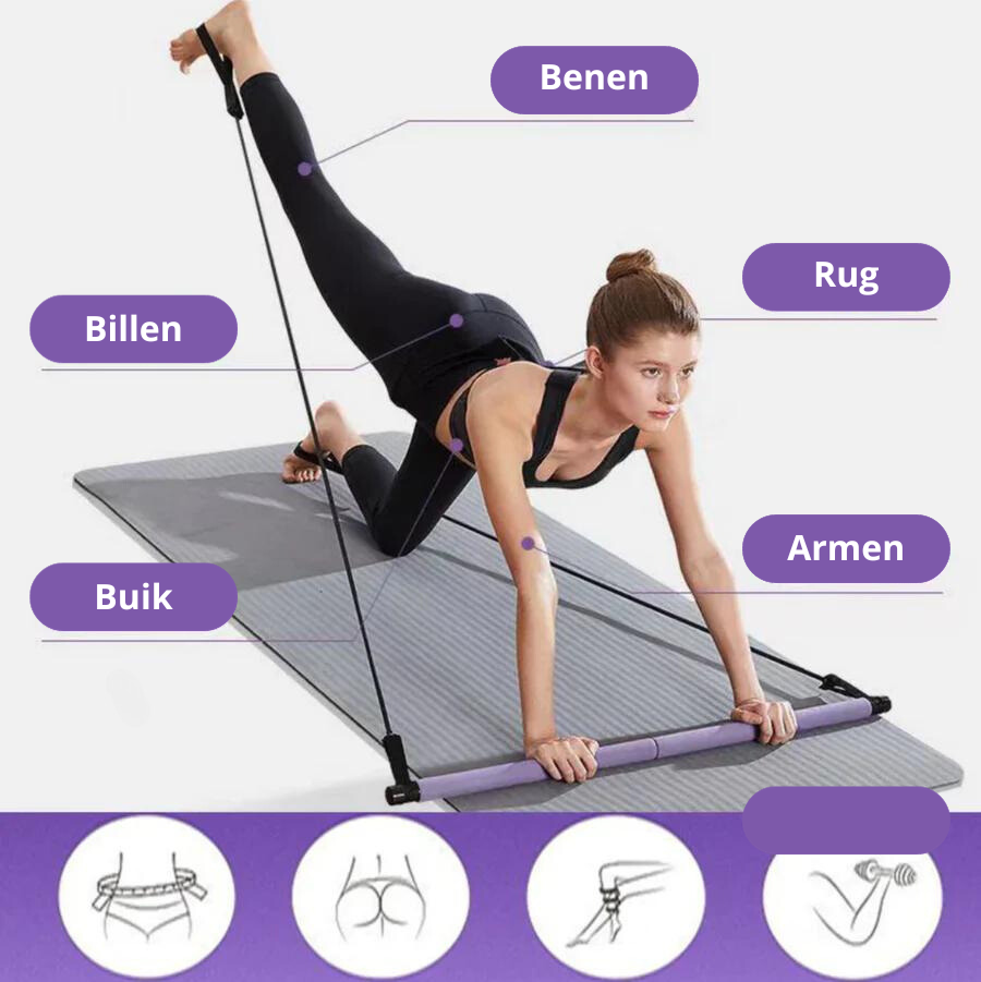 PilatesBar™ Versterk je lichaam, verbeter je geest.