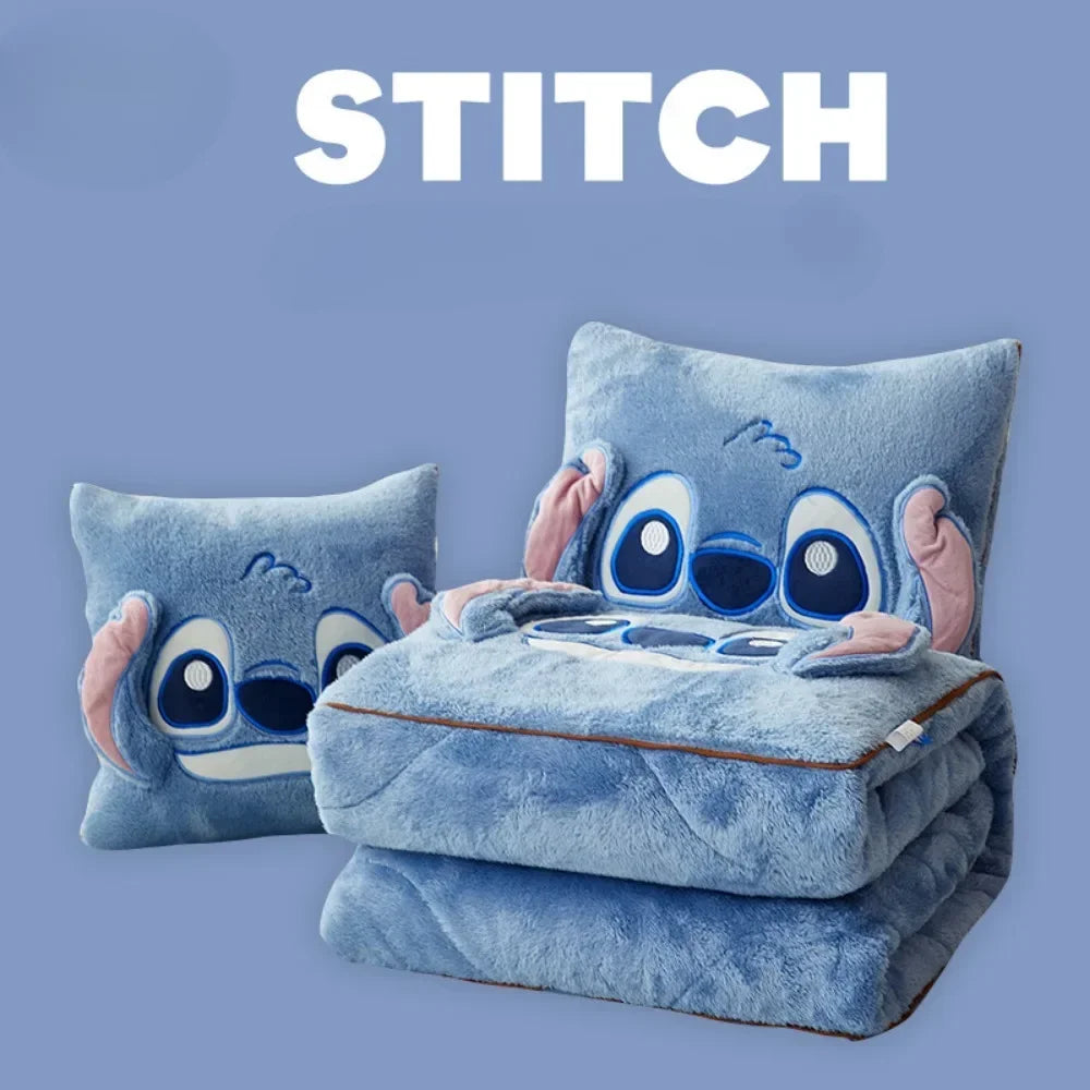 STITCH | 2-IN-1 KUSSEN & DEKEN