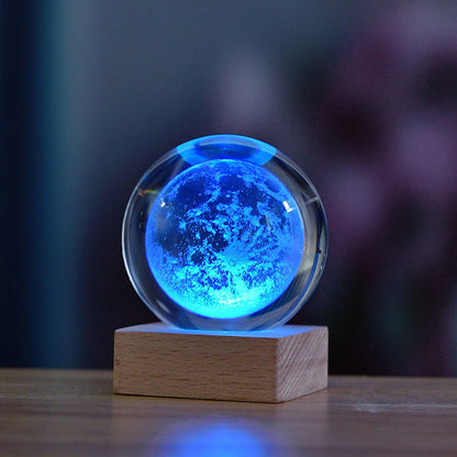 Galaxy Crystal Sphere™ | 3D Galaxy LED Night Lamp 