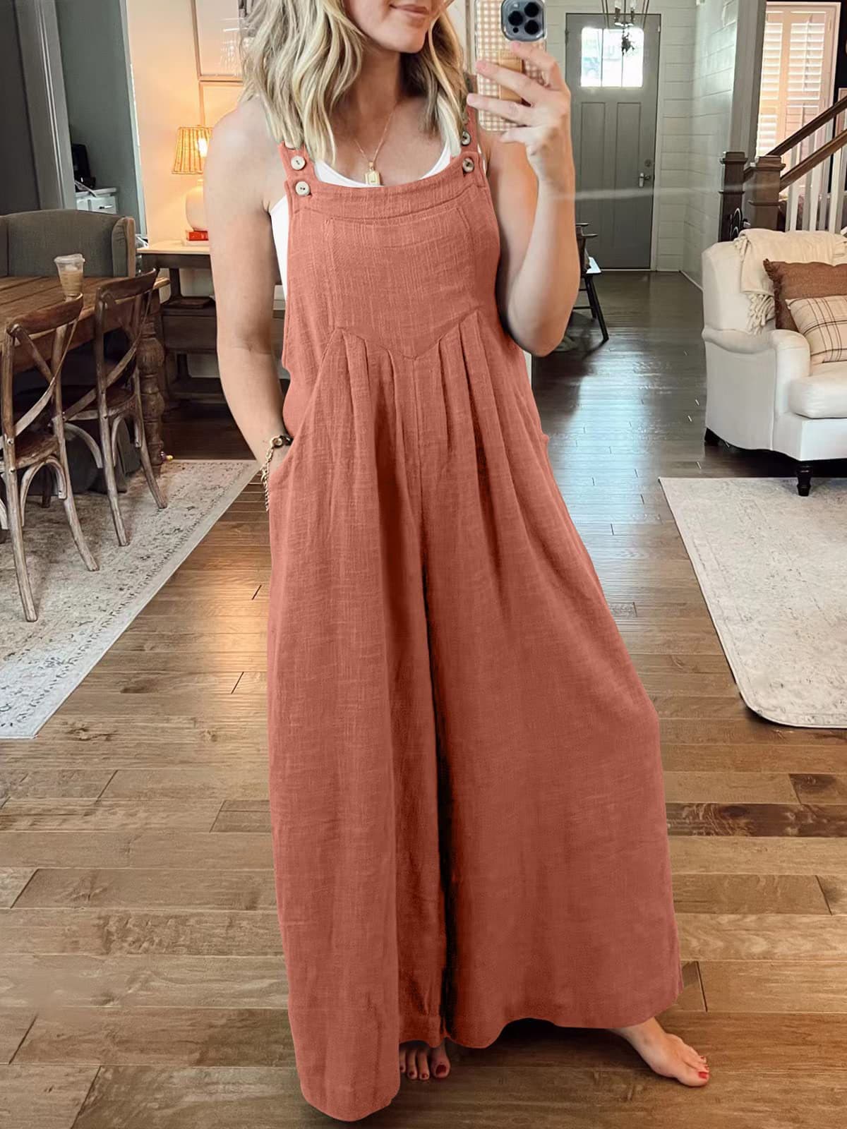 Dalena™ - Overall Jumpsuit High Waisted