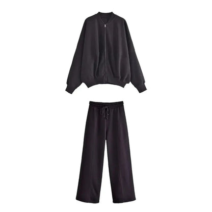 VIRAL TRACKSUIT - BOMBER & HIGH WAIST PANTS