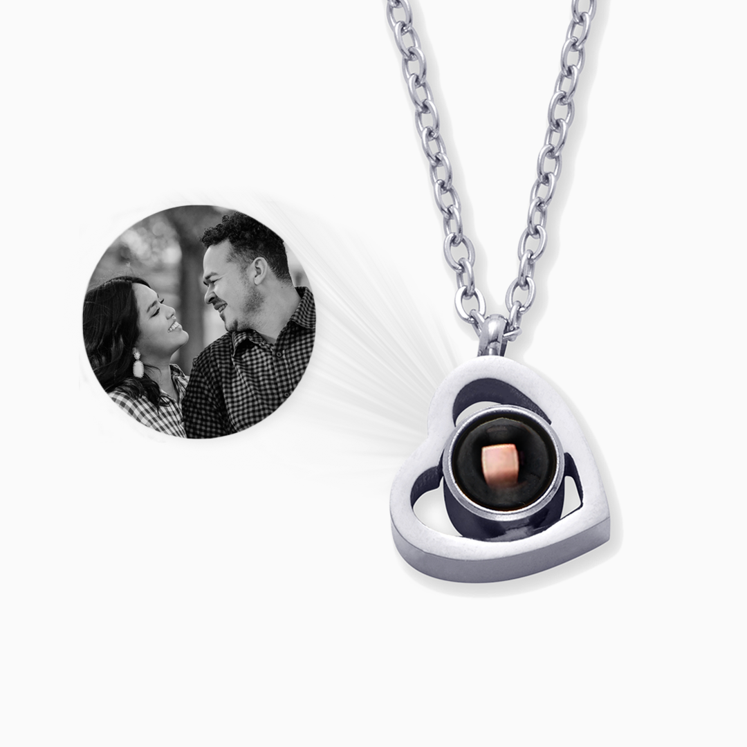 Gepersonaliseerde foto ketting 1+1 GRATIS