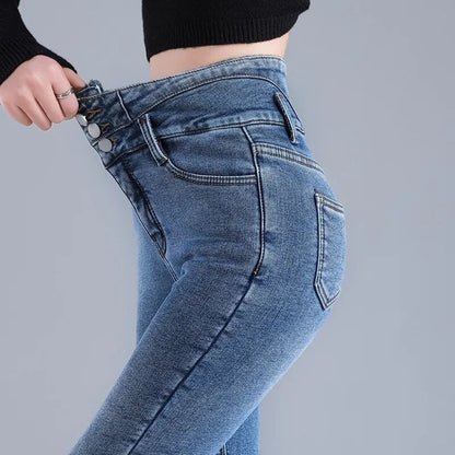 Jill - Fleece Winter Jeans 