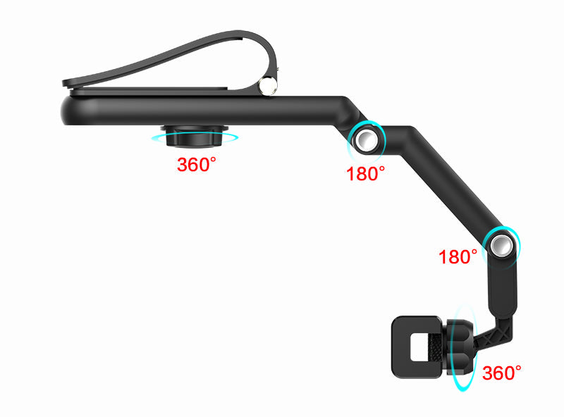 AutoMount360™ | Kantelbare en Intrekbare Telefoonhouder voor in de Auto