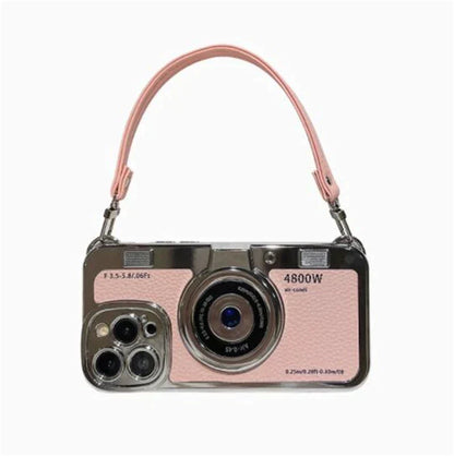 RetroLens™ - iPhone Camera Soft Case with Crossbody Strap