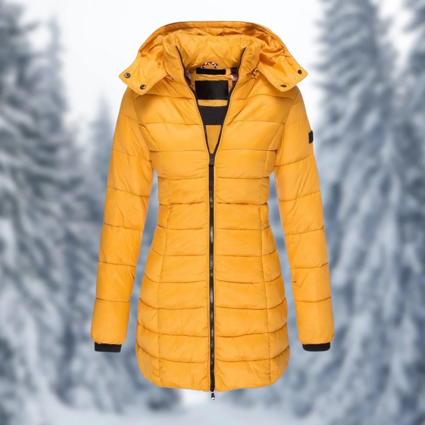 Women's Waterproof Mid-Length Winter Coat - Garin