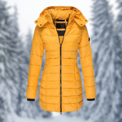 Women's Waterproof Mid-Length Winter Coat - Garin