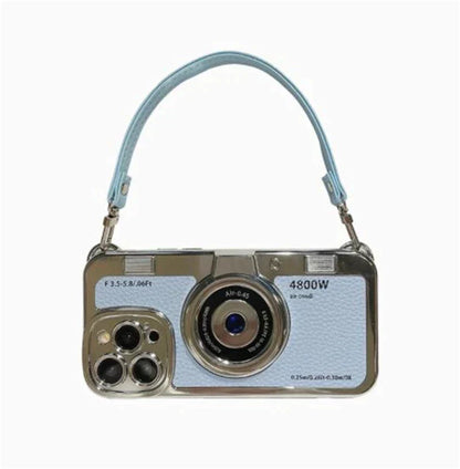 RetroLens™ - iPhone Camera Soft Case with Crossbody Strap