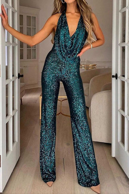 Corina - Oogverblindende Lovertjes Jumpsuit