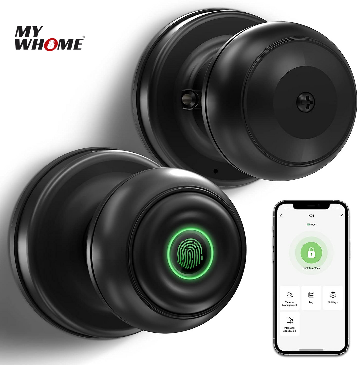 MyWhome Fingerprint Door Knob ™