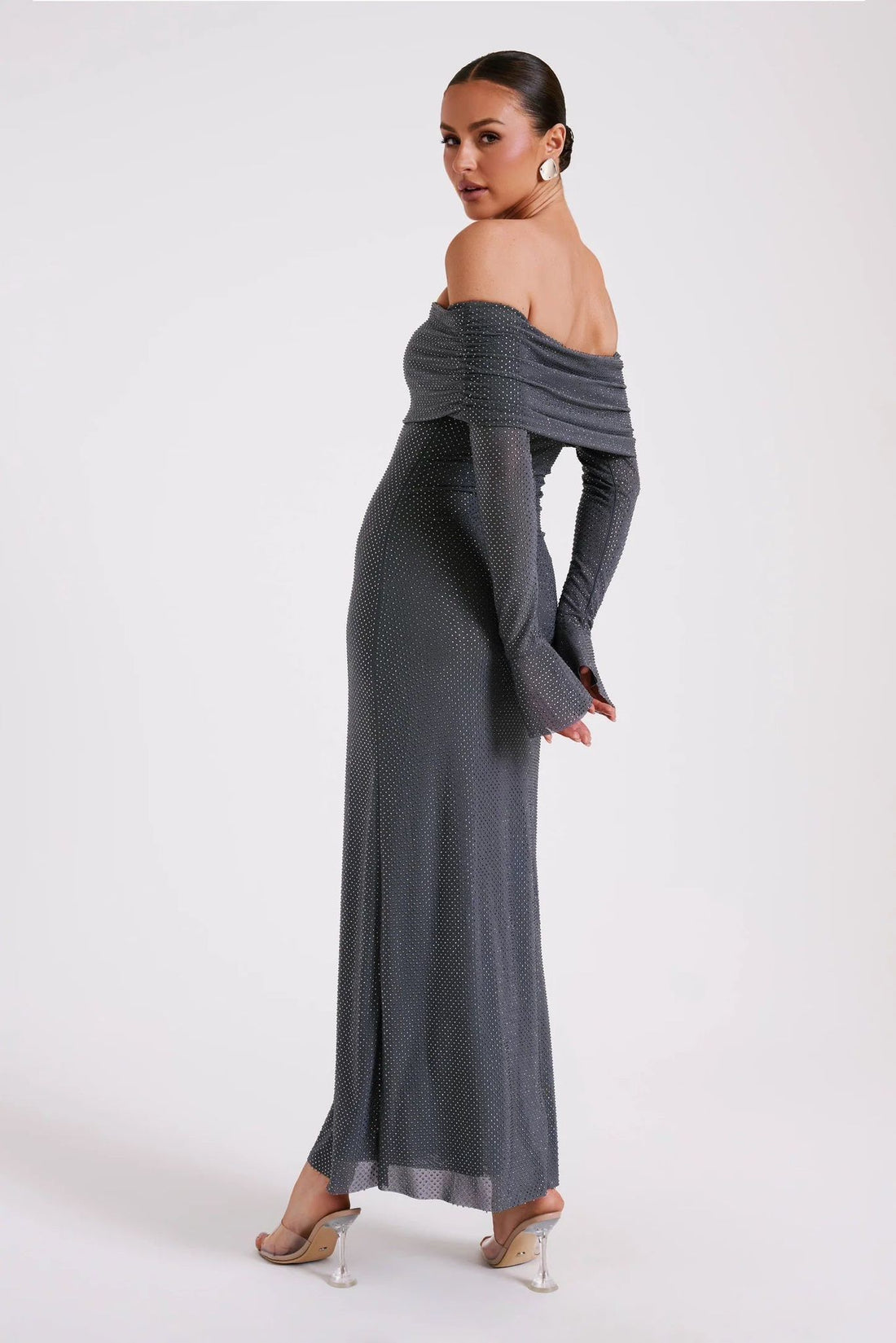 Aurora | Off Shoulder Maxi Jurk