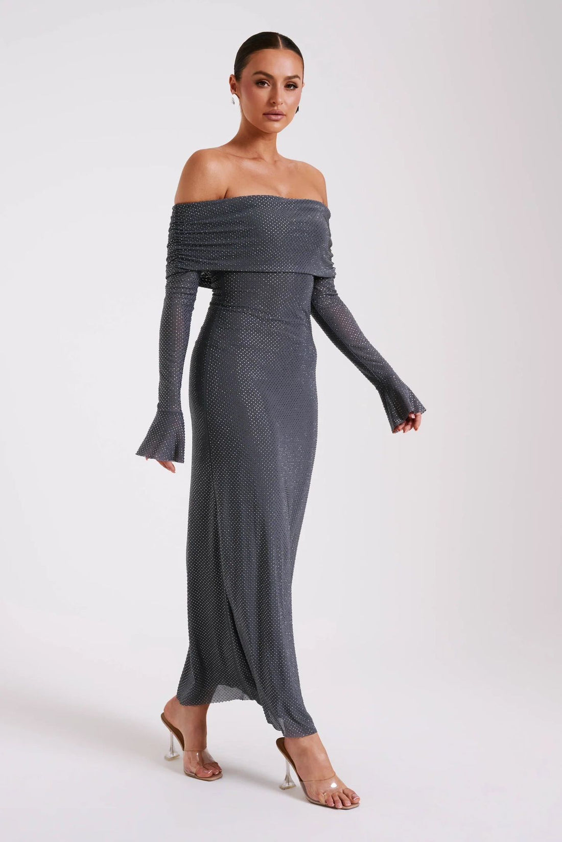 Aurora | Off Shoulder Maxi Jurk