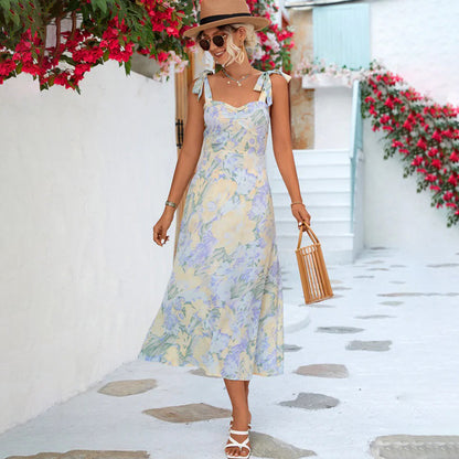 Soria™ - Fashionable floral midi dress