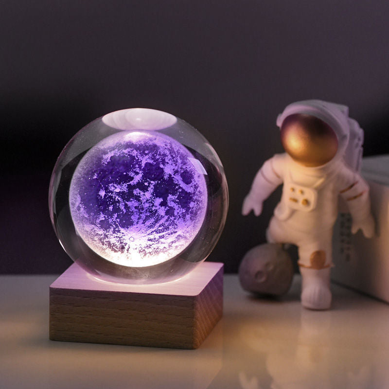 Galaxy Crystal Sphere™ | 3D Galaxy LED Night Lamp 