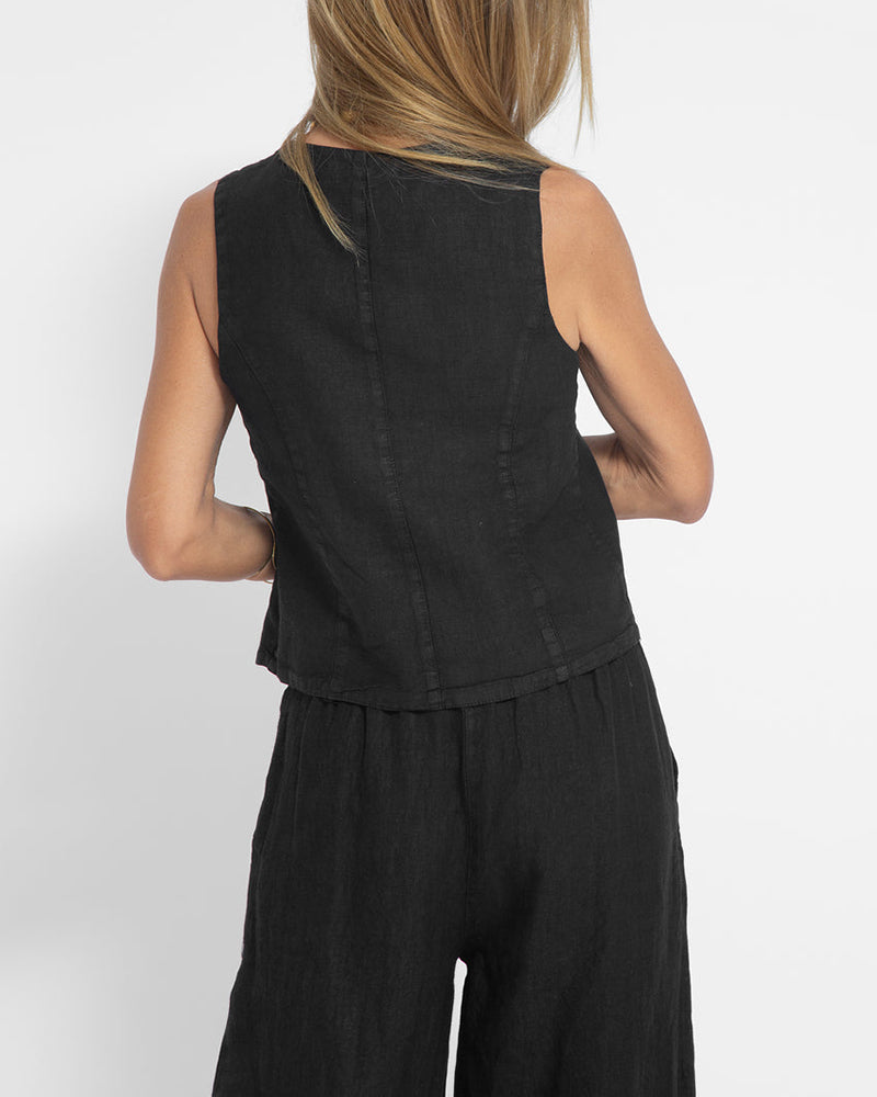 Marlena™ - Linen Vest and Trouser Set