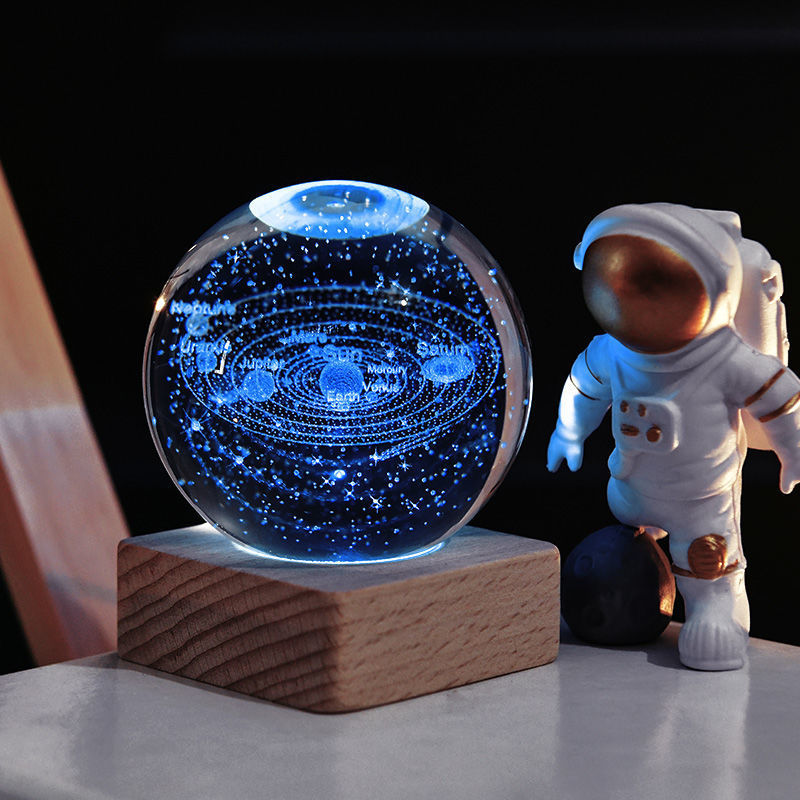 Galaxy Crystal Sphere™ | 3D Galaxy LED Night Lamp 