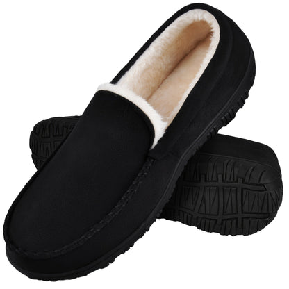 Winston - Orthopedic plain lined warm slippers