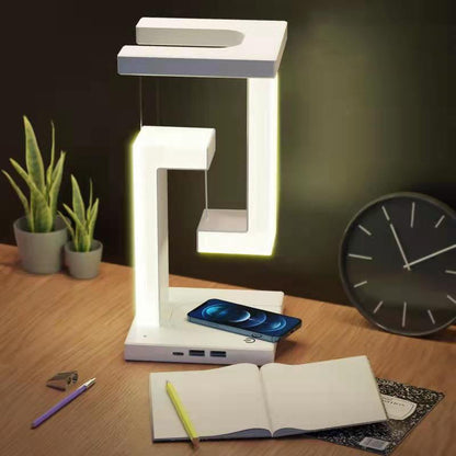 LEVITAS | Wireless Rechargeable Floating Table Lamp | Modern Minimalist | Magical Design 