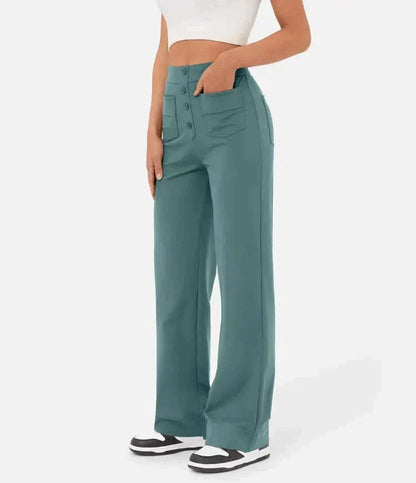 Grinta™ | High-waisted elastic casual pants 