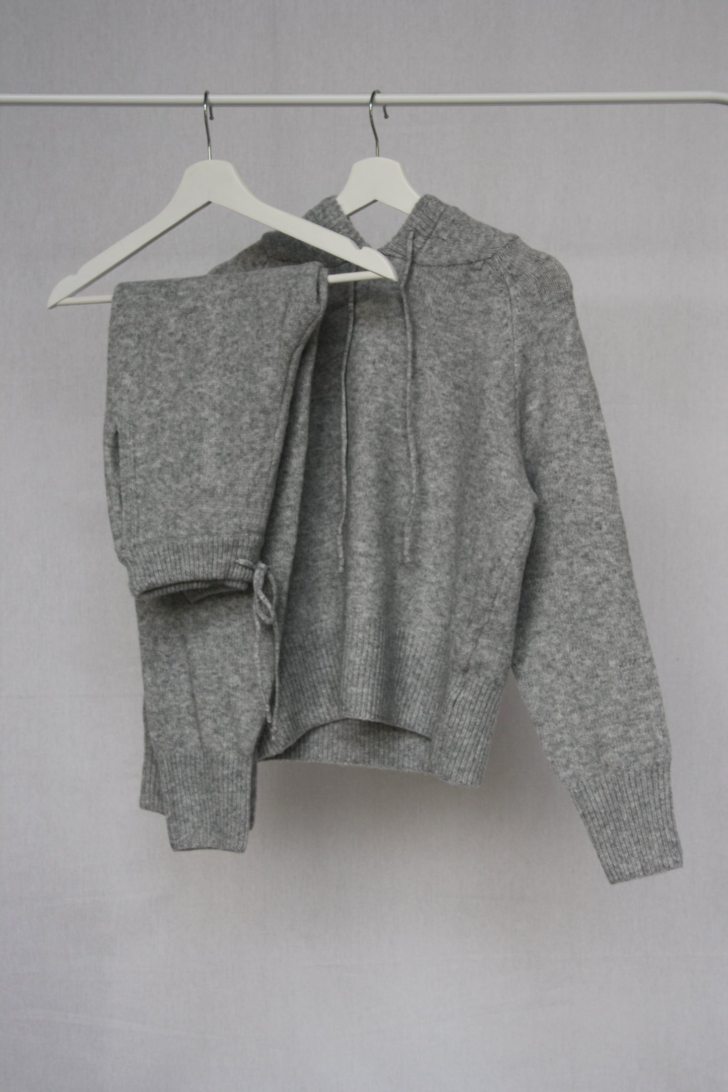 Soft Hoody Home Suit - Grey