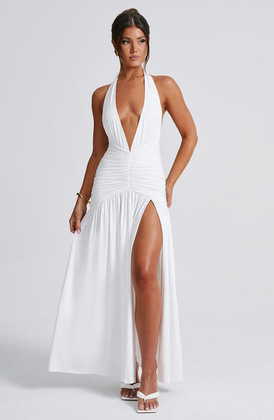 Inara™ | Stylish Maxi Dress with Open Leg