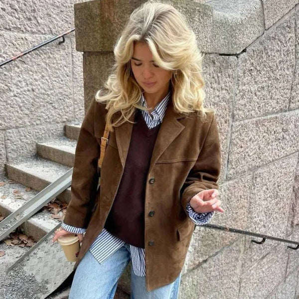 Vlore | Wildlederblazer und Jacke